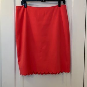Banana Republic detailed pencil skirt